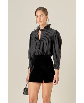 Women's Ruffle Detailed Blouse
