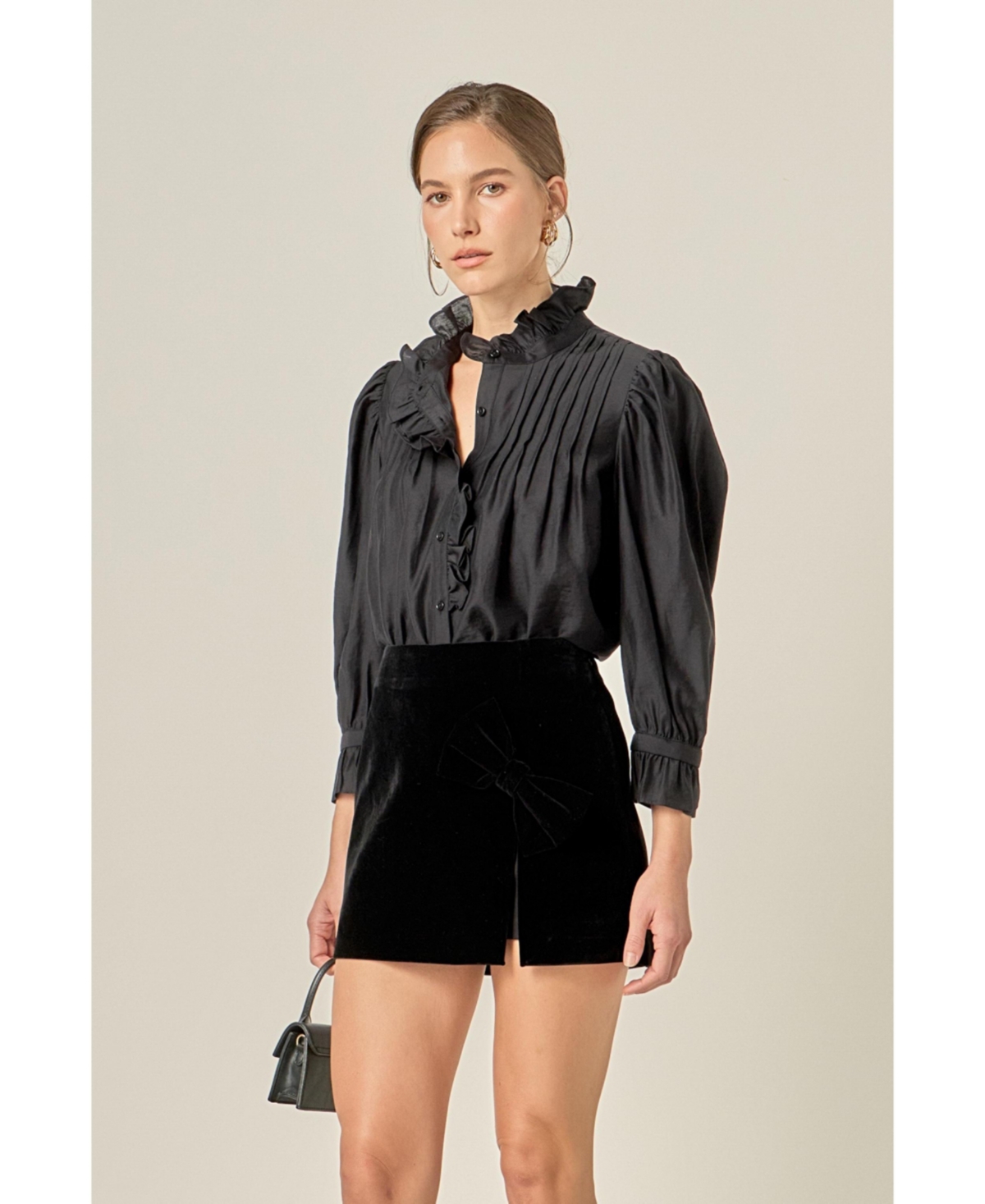 English Factory Women's Ruffle Detailed Blouse