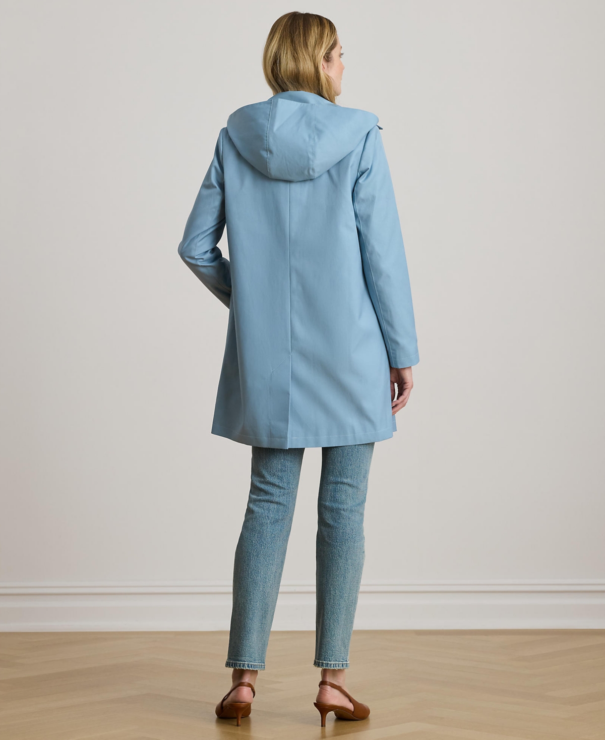 Lauren Ralph Women's Hooded Raincoat