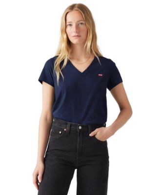 Women's Perfect Cotton V-Neck Short-Sleeve T-Shirt