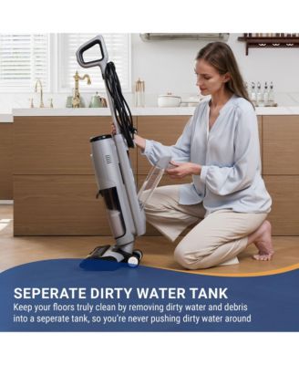 GO Steam 3-in-1 Floor Washer, Steam-Powered Wet Dry Cleaning, Fast Drying, Self Cleaning