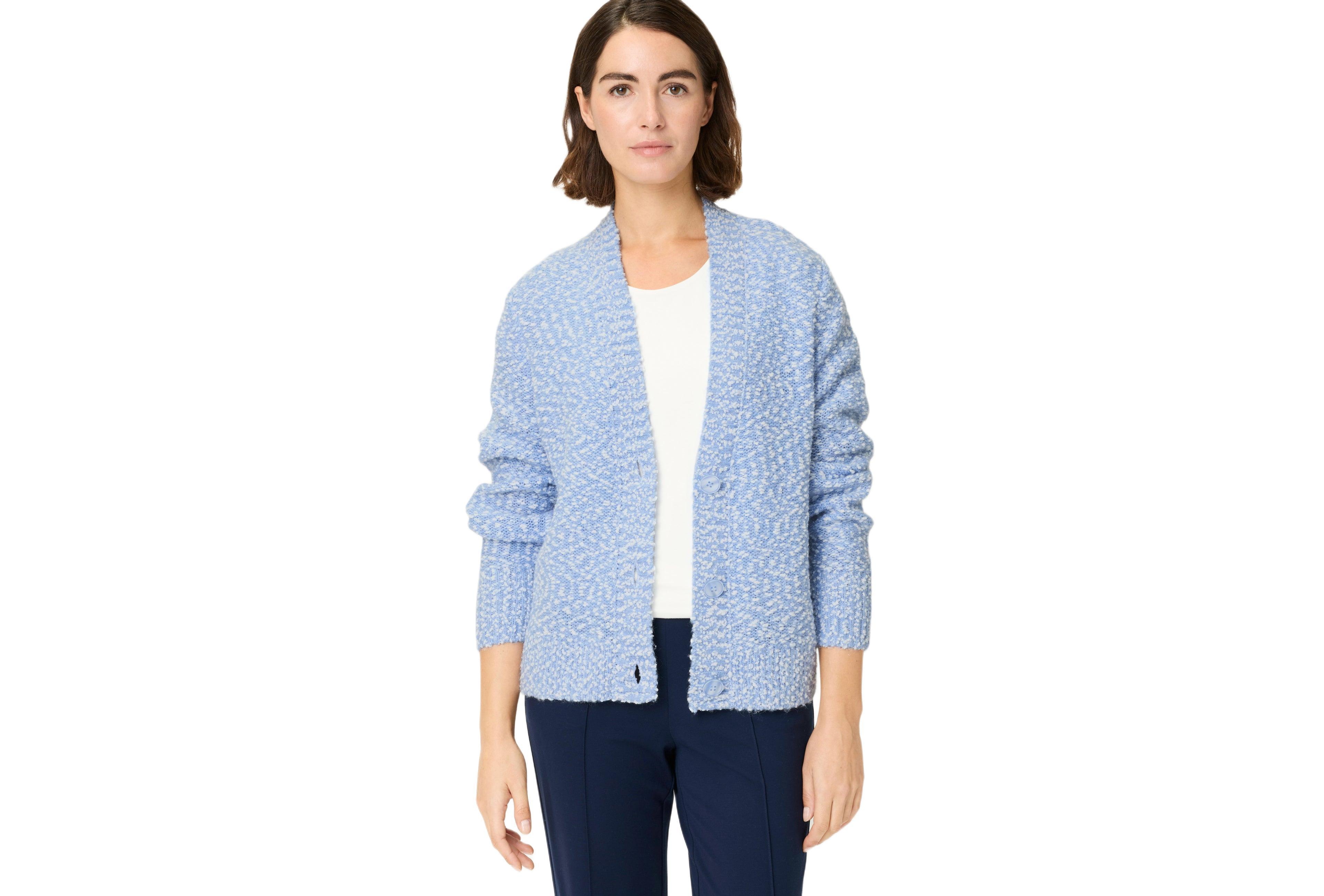 Olsen Women's Two-Tone Boucle Cardigan