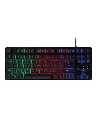 Gaming Keyboard and Mouse Combo Wired RGB Backlit Quiet Keys 4200 DPI Adjustable Sensor
