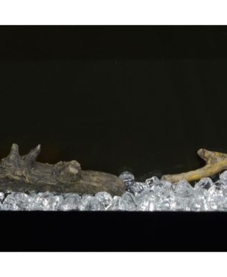 36" Recessed or Wall Mounted Electric Fireplace w/ Remote Control