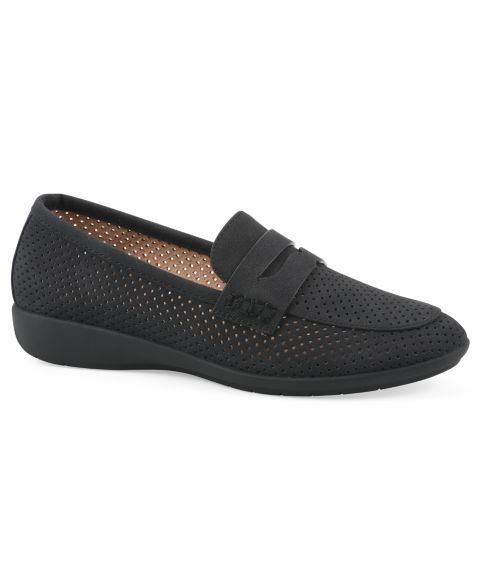 Женские туфли Cliffs by White Mountain Samson Slip-On, цвет: Чёрный нубуковый