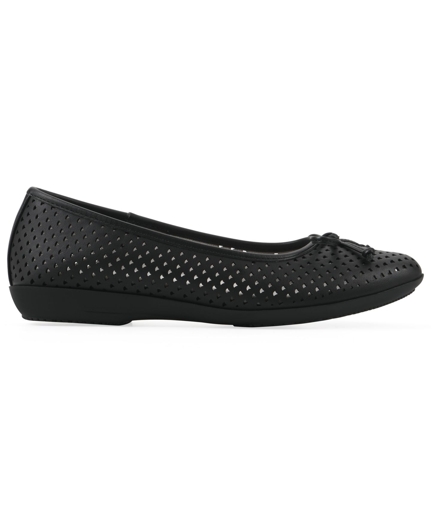 Женские балетки Cliffs by White Mountain Carris Ballet Flats, цвет: Чёрный гладкий — фото 2