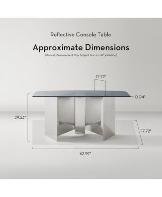 Reflective Console Table