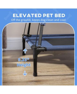 Elevated Pet Bed Dog Foldable Cot Tent Canopy Inst Shelter,