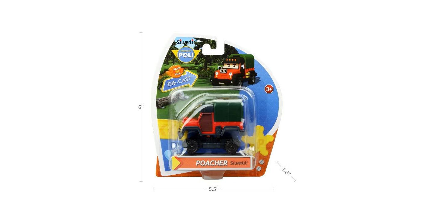 Детская игрушка Robocar Poli Die-Cast Poacher Collectible Toy Vehicle — фото 7
