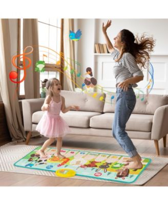 Interactive Kids Piano Mat with Animal Sounds for Playtime