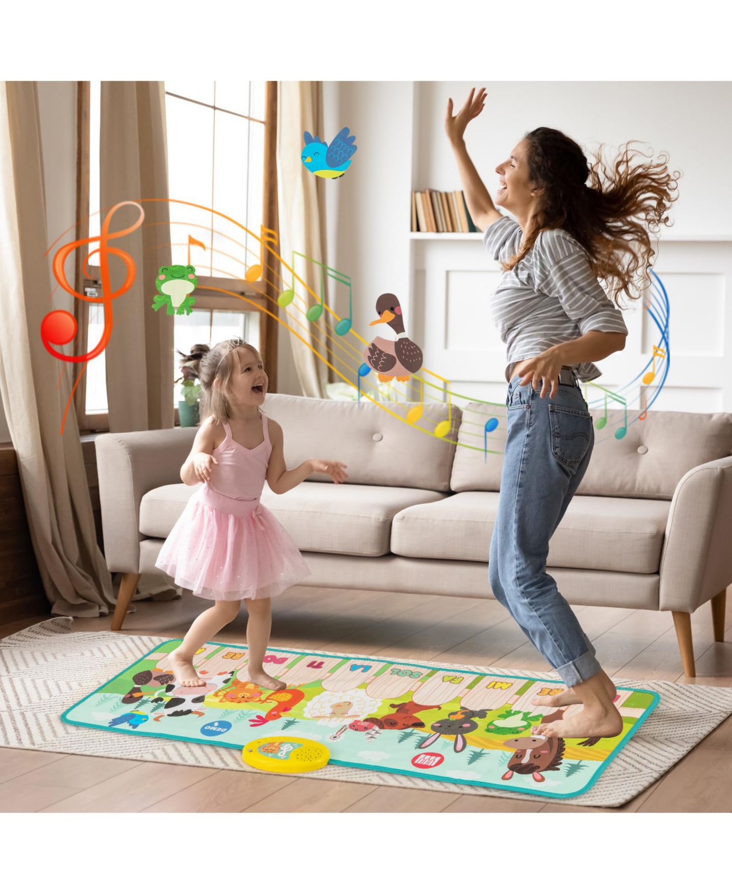 Детская игрушка Slickblue Interactive Animal Farm Piano Mat, Ages 3+, цвет: Разноцветный — фото 3