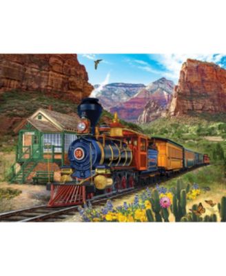 SunsOut Stopping at Dry Gulch 300 piece Jigsaw Puzzle for Adults