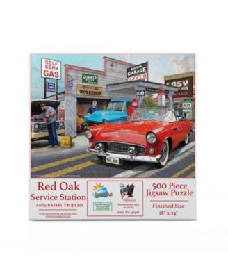 Red Oak Service Station 500 piece Jigsaw Puzzle for Adults
