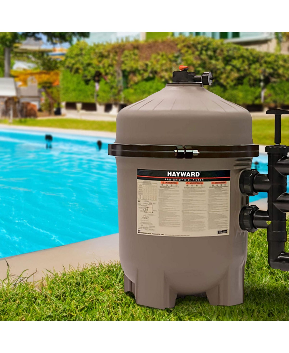 Hayward W3DE6020 ProGrid 60 Square Foot High Capacity In Ground DE Pool Filter
