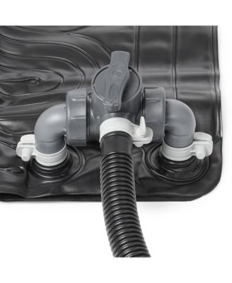 Solar Water Heater Mat for 8,000 Gallon Above Ground Swimming Pool, Black