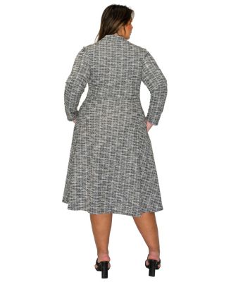 Plus Size Chelsea Button Dress