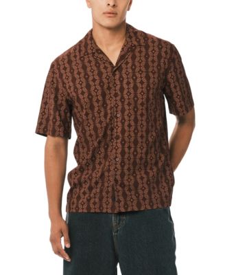 Men's Sandro Printed Short-Sleeve Camp Shirt