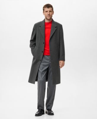 Men's Long Wool Coat