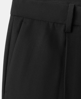 Men's Regular-Fit Pleats Suit Pants