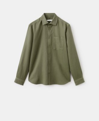Men's Pocket Linen Shirt