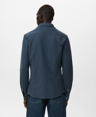 Men's Cotton Slim-Fit Shirt