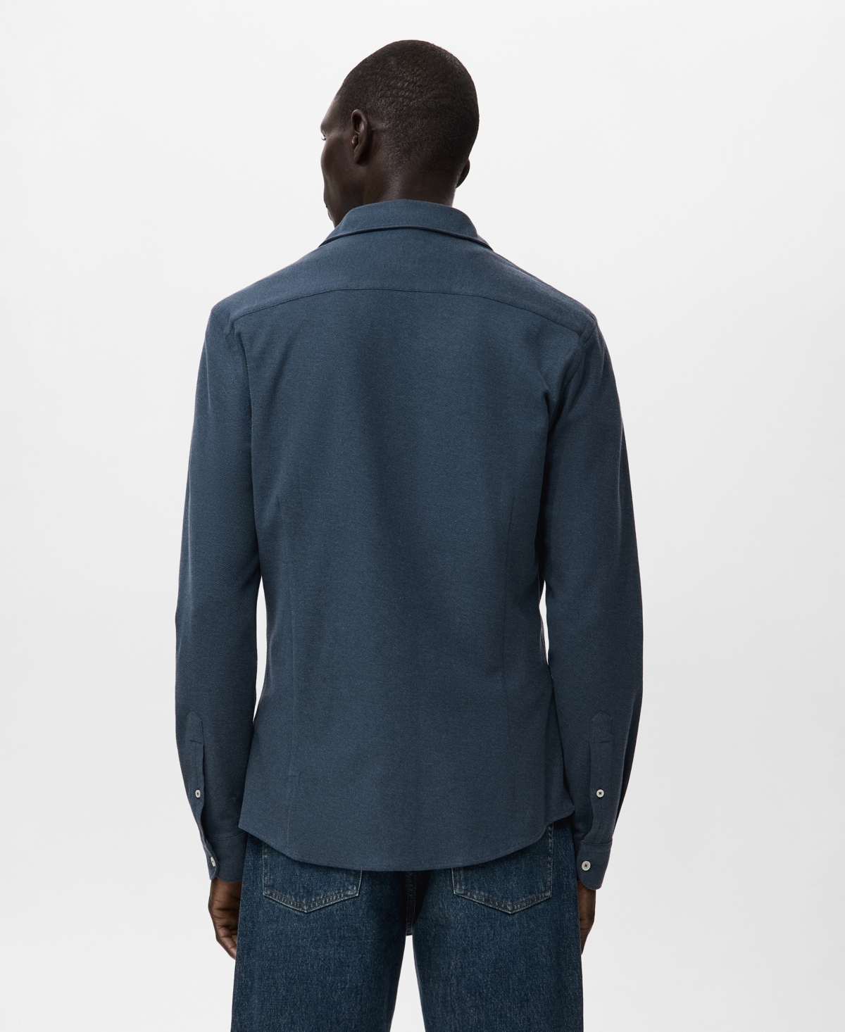 Mango Men's Cotton Slim-Fit Shirt