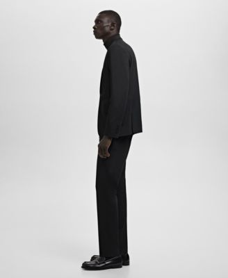 Men's Stretch Fabric Super Slim-Fit Suit Pants