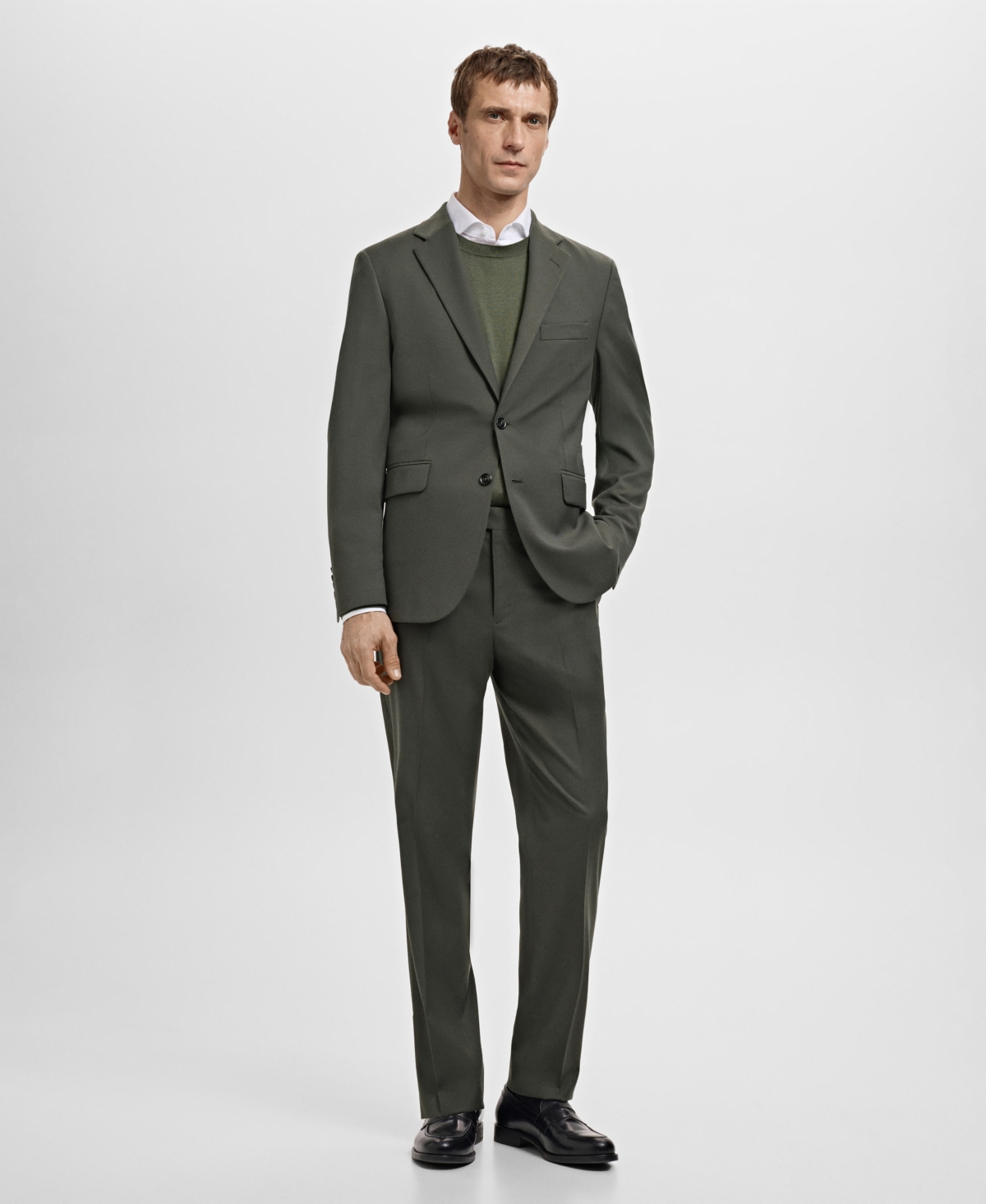 Mango Men's Milan Slim-Fit Suit Pants
