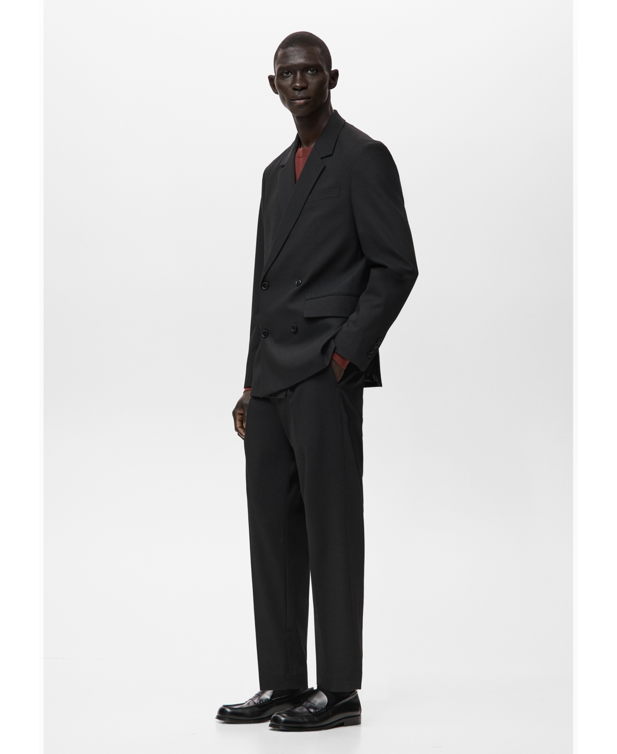 Mango Men's Boston Regular-Fit Suit Pants