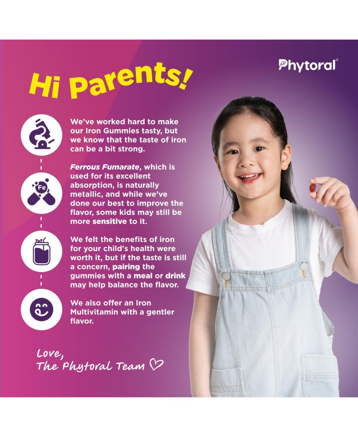 Kids Iron Gummies, Grapes, 60ct