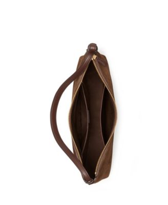 Loop Large Suede Shoulder Bag
