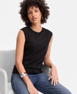 Women's Sleeveless Crewneck Sweater