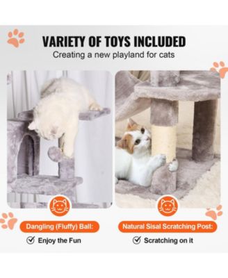 63" Multi-Level Cat Tree with 2 Condos