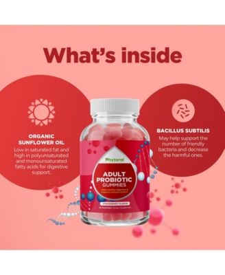 Probiotic Adult Gummy, Strawberry, 30ct