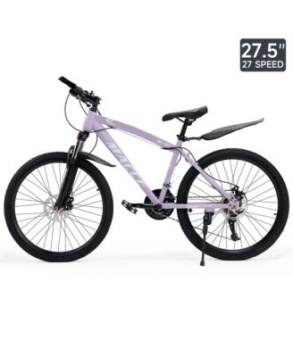 27.5-Inch 27-Speed Mountain Bike with Lock-Out Fork & Dual Disc Brakes for Versatile Riding