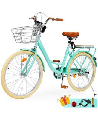 26-Inch Cruiser Bike with Low Step Frame, Passenger Seat & Free Bottle Holder