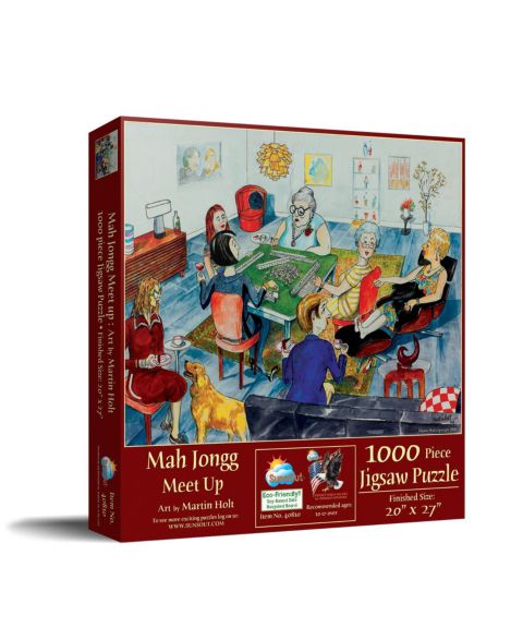 Детский пазл SunsOut Mah Jongg Meet Up 1000-Piece Jigsaw Puzzle