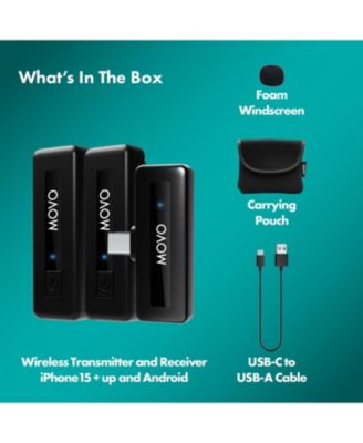 Wireless Mini UC Duo - Ultracompact Rechargeable Wireless Lavalier Microphone System for Android