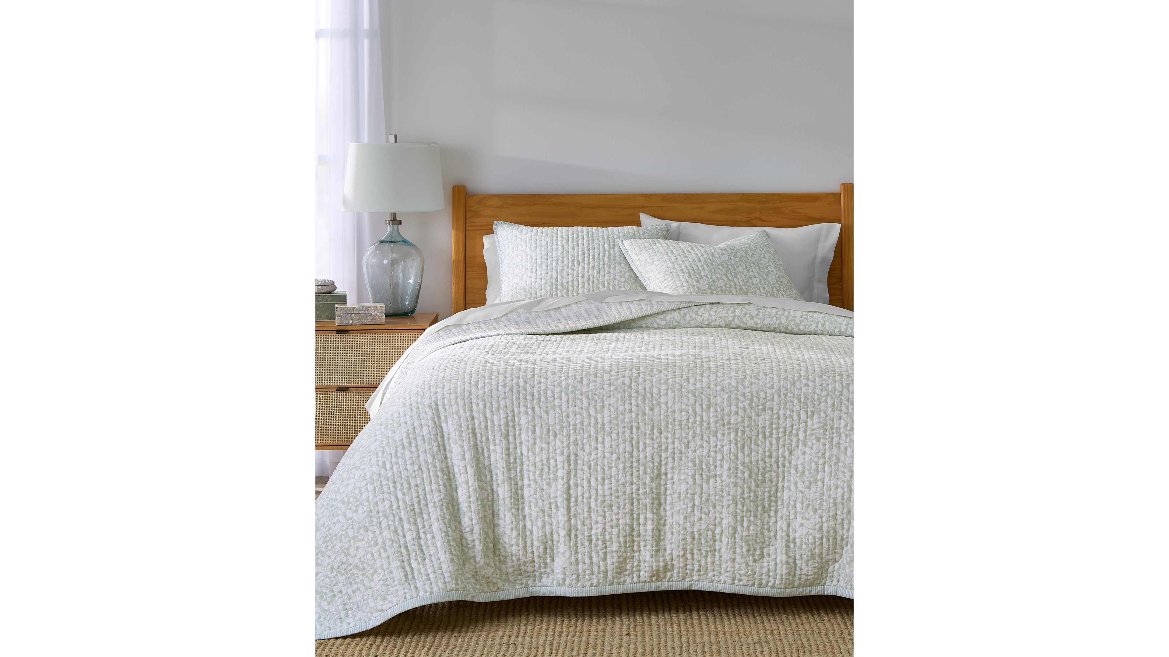 Charter Club Leaf Silhouette 2-Pc. Quilt Set, Twin, Exclusively at Macy's