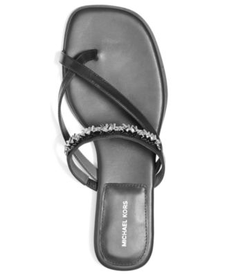 Michael Kors Women Dina Slip-On Flat Sandals