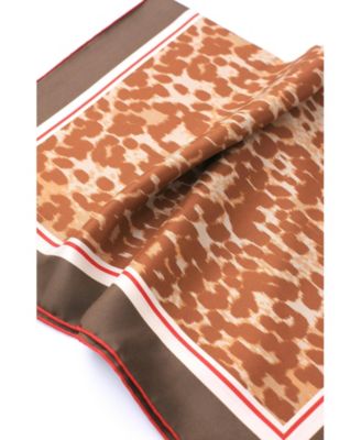 Leopard Allure Double Sided Silk Scarf