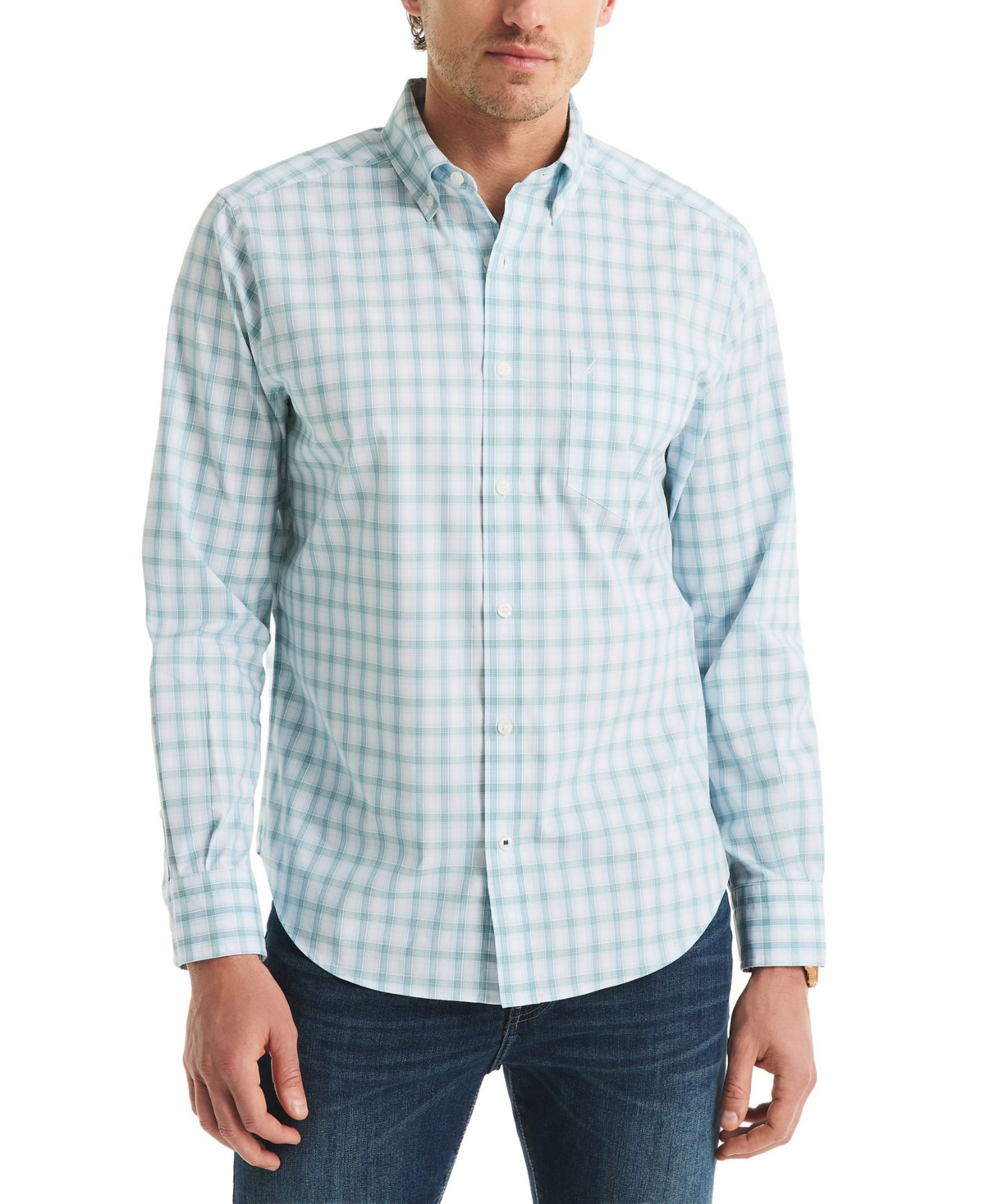 Nautica Men's Plaid Classic-Fit Shirt