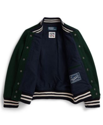 Boys' 8-20 Logo Detail Long-Sleeve Yankees Jacket