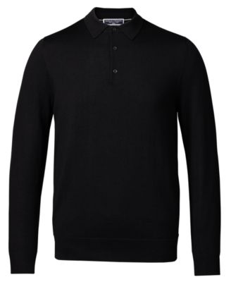Men's Merino Wool Polo Sweater