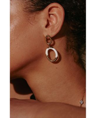 Time Ripples Round Earrings