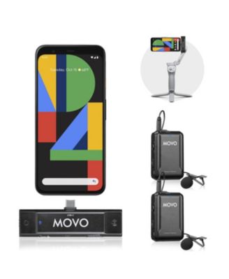 EDGE-UC-DUO Dual Wireless Lavalier Microphone System - Compatible with Android, Samsung, iPad Pro