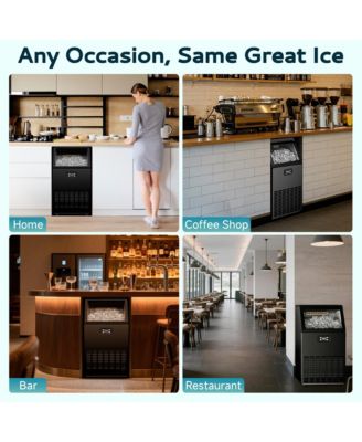 Ice Storage 150-lb Ice Per day Freestanding Cubed Ice Maker