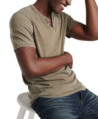 Men's Venice Burnout Notch Short Sleeves T-shirt