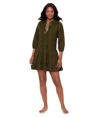 Women's Cover-Up V-Neck Beach Dress