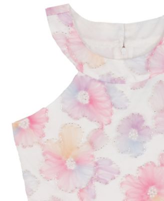 Girls' 7-16 Beaded Soutache Halter Dress